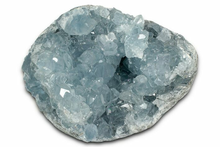 Sparkling Celestine (Celestite) Crystal Cluster - Madagascar #354458